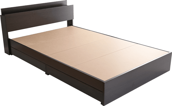 BROOK Single Bed・棚・収納付きヴィンテージチェストベッド シングル