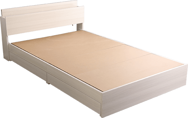 BROOK Single Bed・棚・収納付きヴィンテージチェストベッド シングル