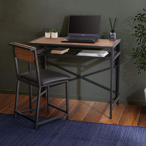 COMBIA・Vintage-Style Compact Desk & Chair Set