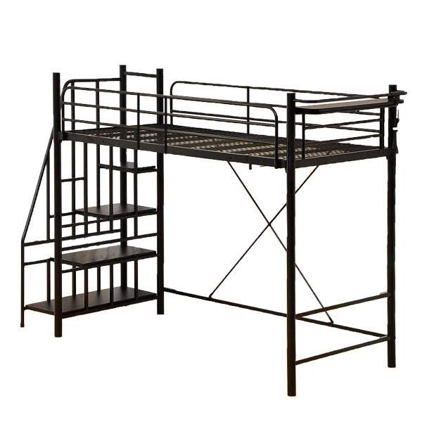 Formida・Adult-Cute Interior Loft Bed with Stairs – Available in 6 Colors!