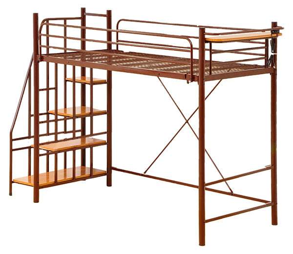 Formida・Adult-Cute Interior Loft Bed with Stairs – Available in 6 Colors!