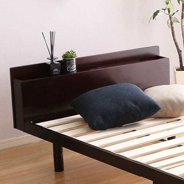 Lilitta・パイン材脚付きすのこベッド　リリッタ専用宮単品(ダブル用) - DEGUTI