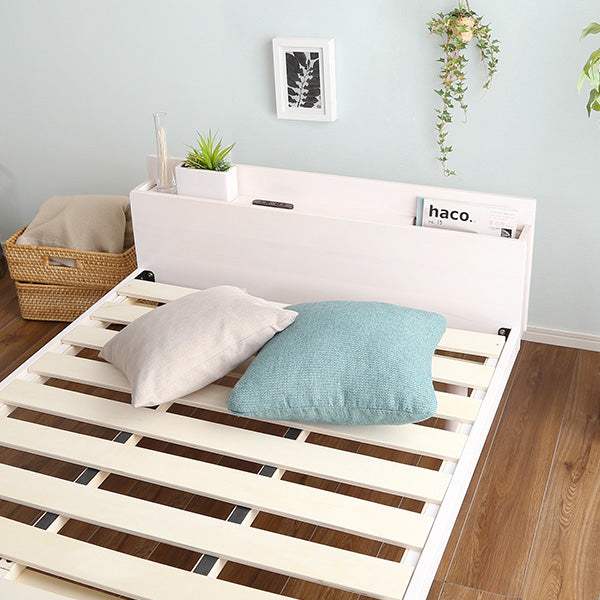 Lilitta・パイン材脚付きすのこベッド　リリッタ専用宮単品(シングル用) - DEGUTI