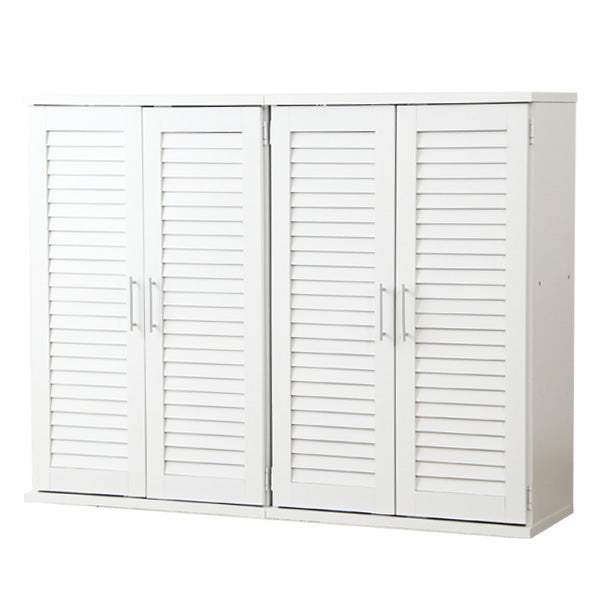 Louver・通気性抜群！ルーバー式シューズボックス【幅60cm・2個セット】（下駄箱・玄関収納） - DEGUTI