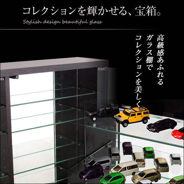 Luke・コレクションラック【ルーク】専用ミラー2枚セット（ハイタイプ用/深型・浅型共通）