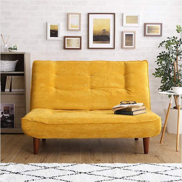 Molfa・Introducing our high-back 2-seater reclining corduroy sofa