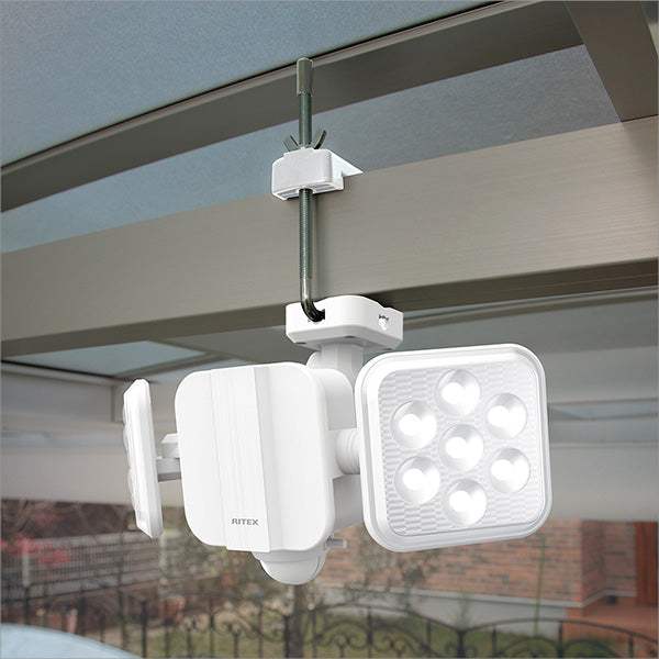 Solar Lights Outdoor Motion Sensor・5W×2灯フリーアーム式LEDソーラーセンサーライト