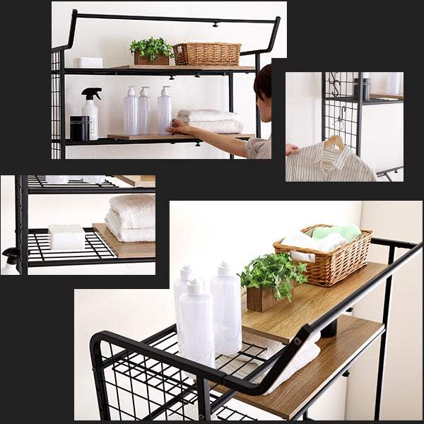 VINTAGE Laundry Rack・ヴィンテージ ランドリーラック 棚板タイプ