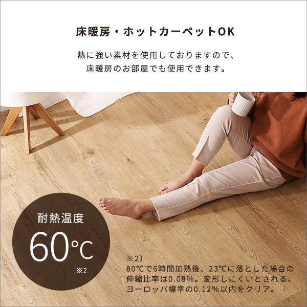 Wood Flats・はめこみ式フロアタイル　24枚セット【ウッドフラッツ】